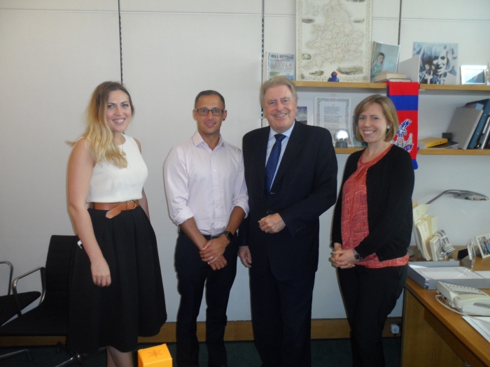 With Abbie, Philip and Rachel, who I have worked with for the past six months in my role as Acting Parliamentary Under Secretary of State for Sport, Tourism and Heritage